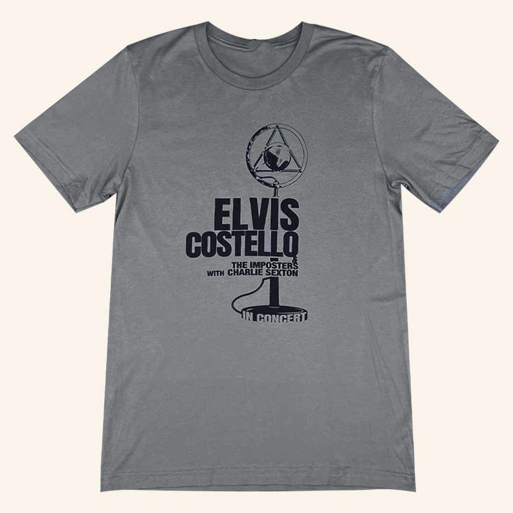 Elvis Costello Merch In Concert T-Shirt Christmas Present Ideas For Brother