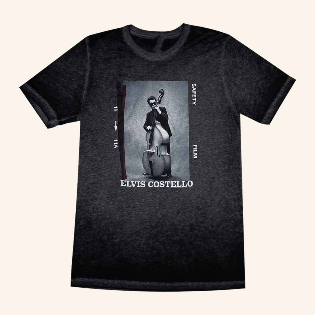 Elvis Costello Merch Stand Up Bass Safety Film Shirt Xmas Presents For Brother Elvis Costello Merch Stand Up Bass Safety Film Shirt Xmas Presents For Brother