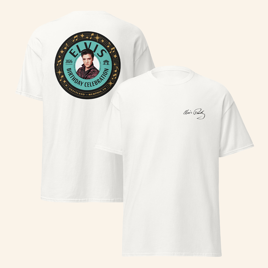 Elvis Merch Elvis Presley 91St Birthday T-Shirt Gift Ideas For Music Lovers