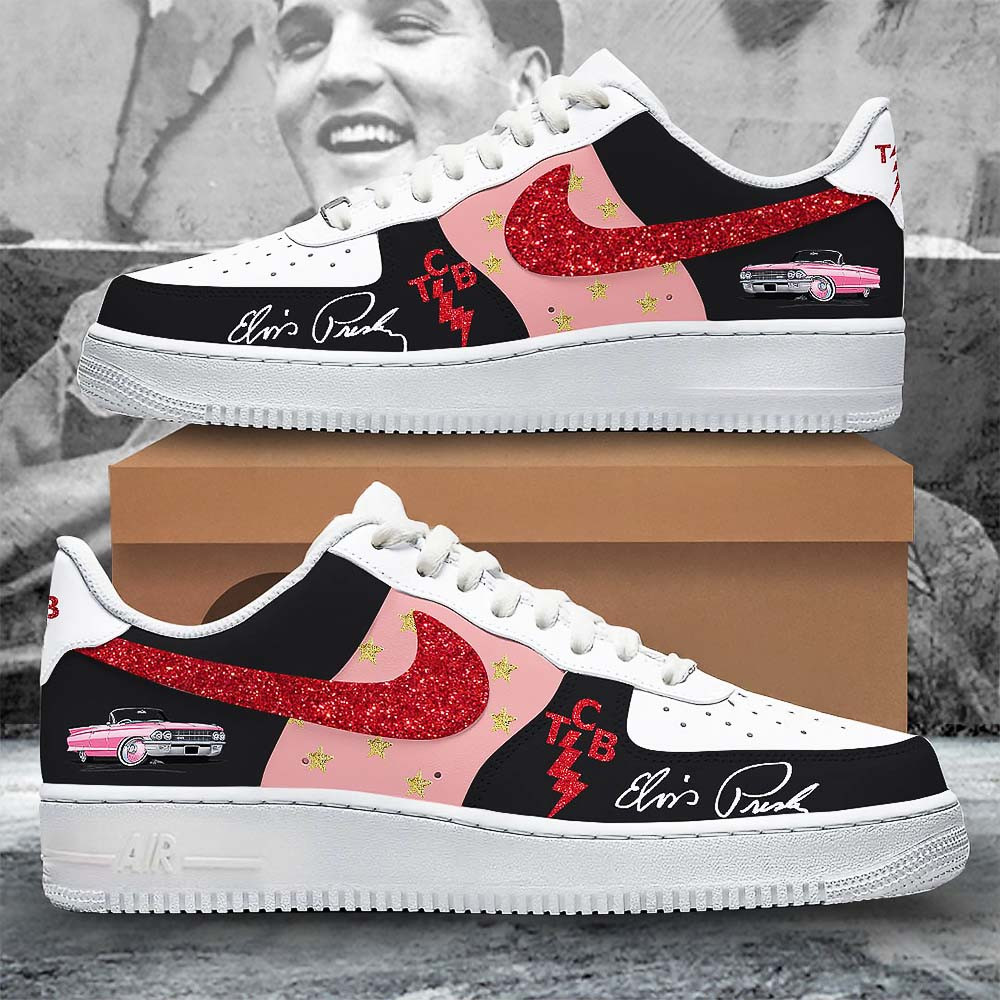 Elvis Presley AF1 Sneaker Gifts For Someone Who Loves Music