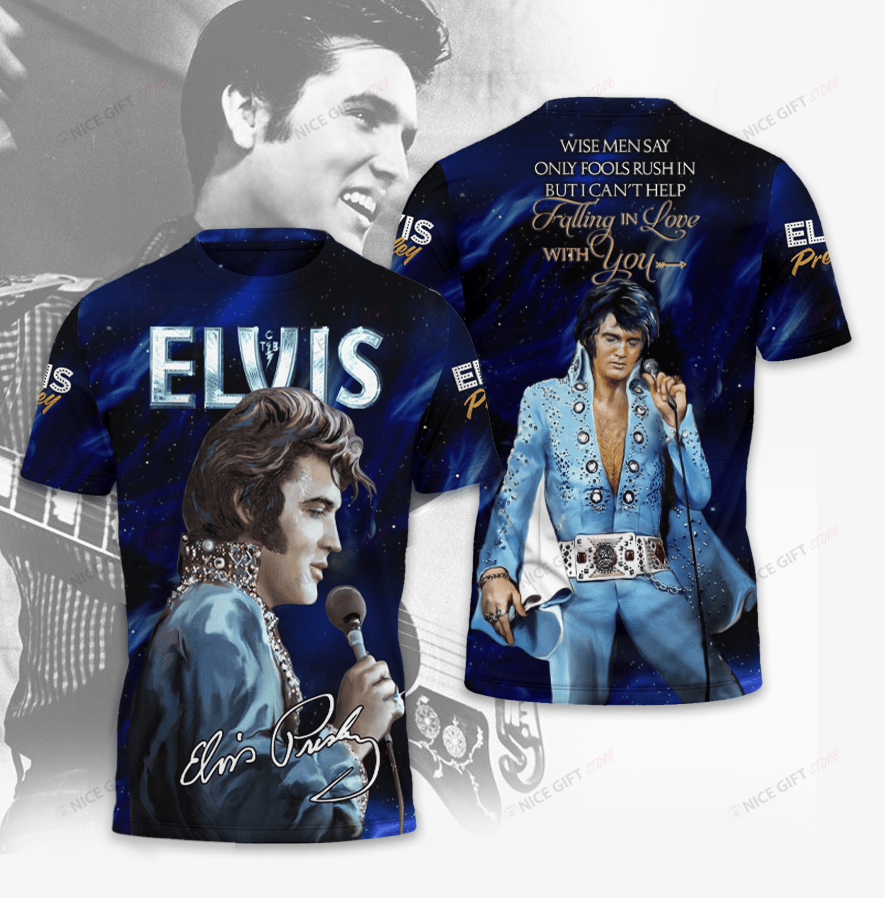 Elvis Presley Falling In Love With You T-Shirt Honor Elvis Presley Week Best Gifts For Fans
