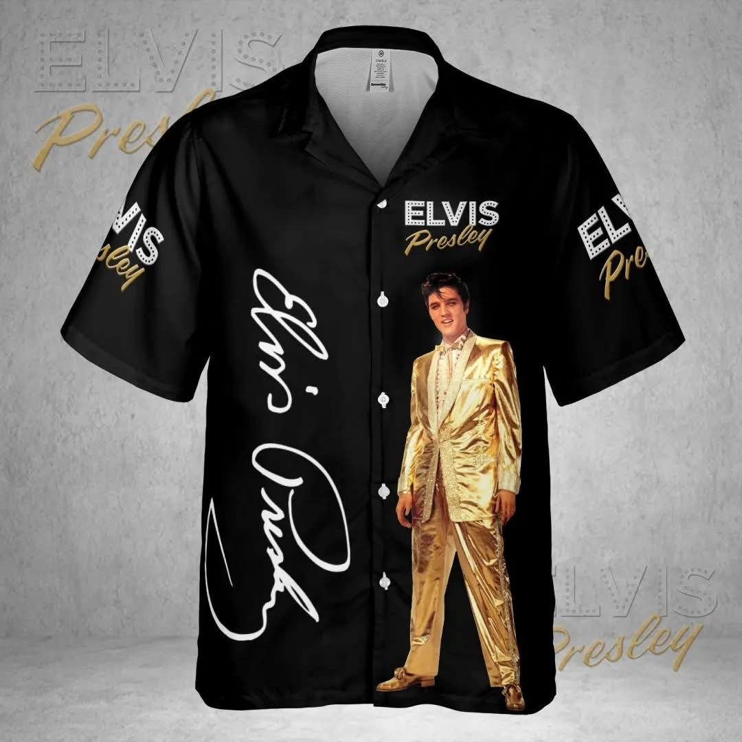 Elvis Presley Hawaiian Shirt Honor Elvis Week Best Gifts For Music Lovers Fans