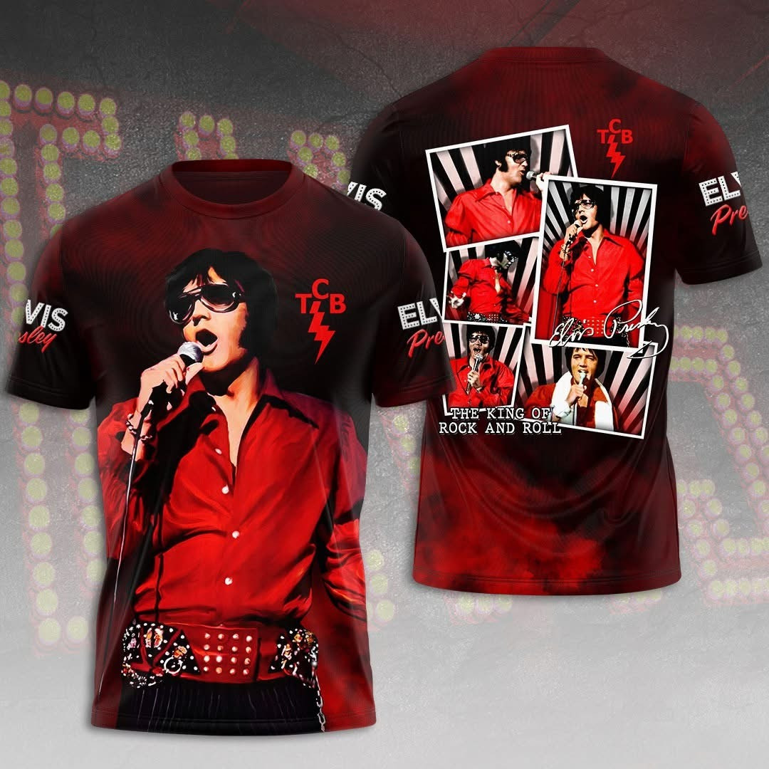 Elvis Presley T-Shirt The King Of Rock And Roll Best Gifts For Elvis Fans
