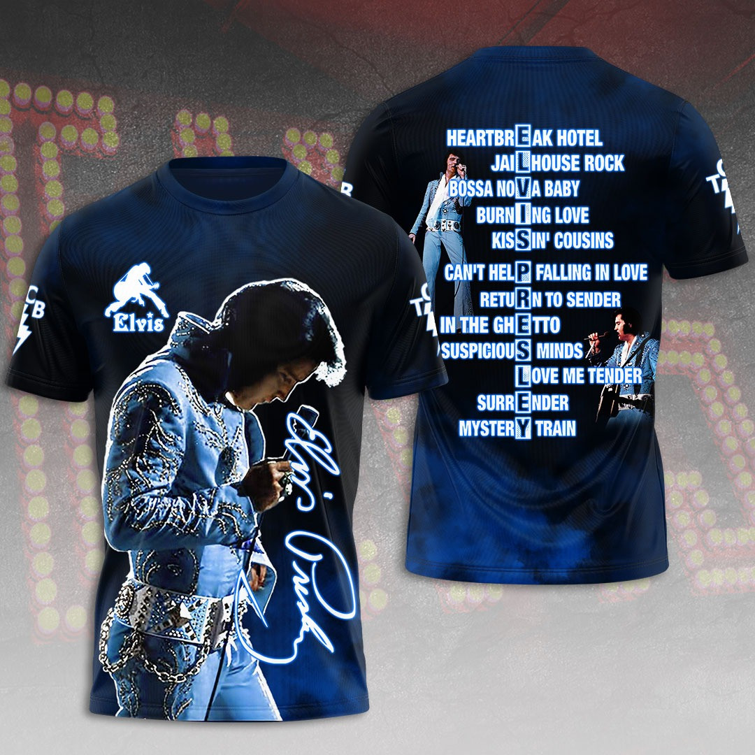 Elvis Presley World Tour 2025 T-Shirt Best Gifts For Music Lovers