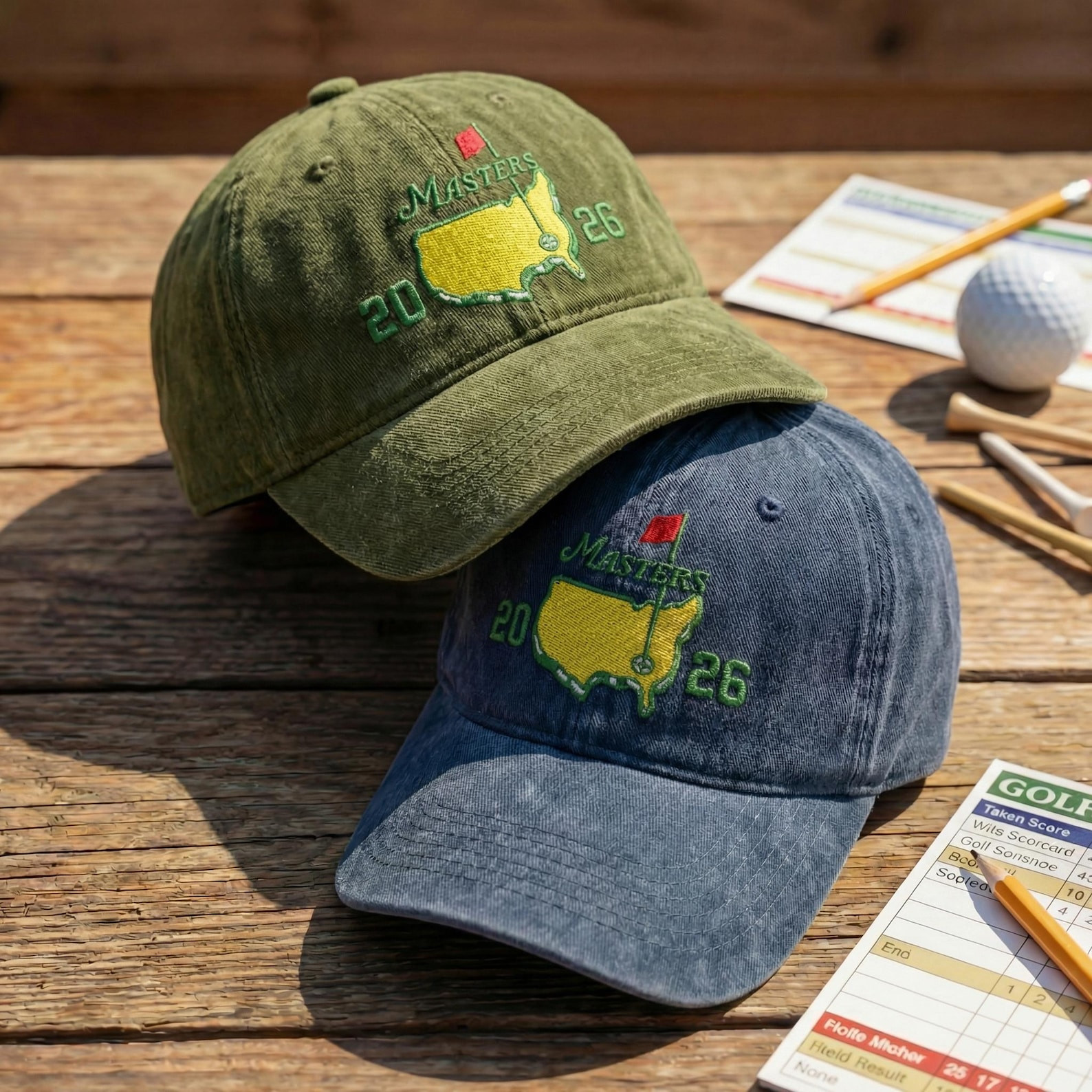 Embroidered Masters Golf Hat 2026 Baseball Hat Augusta Style Golf Cap Gift For Golf Fans