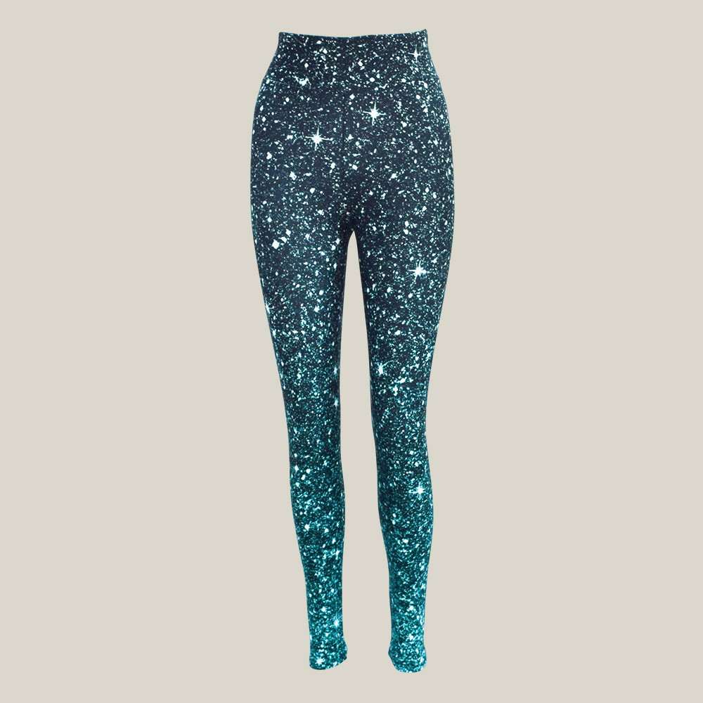 Emerald Cosmos Leggings Women Gym Wear Yoga Leggings Gifts For Yoga Fans