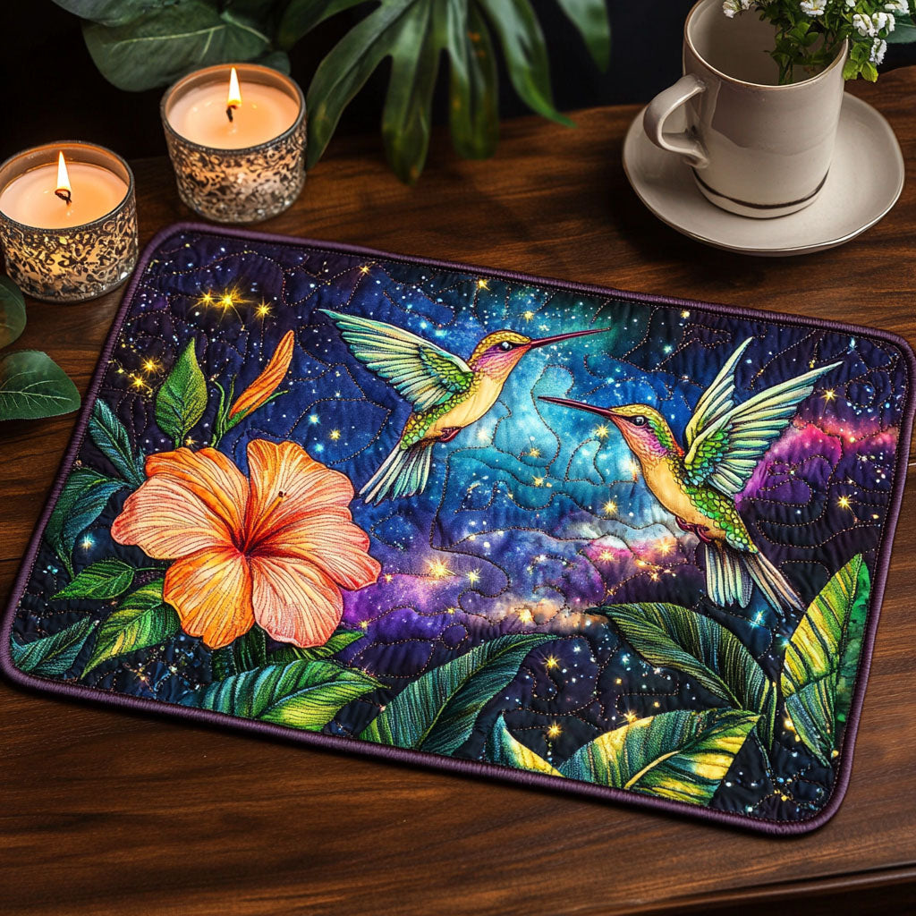 Emerald Hover Quilted Placemat Christmas Home Dec Bird Lover Gifts For Him