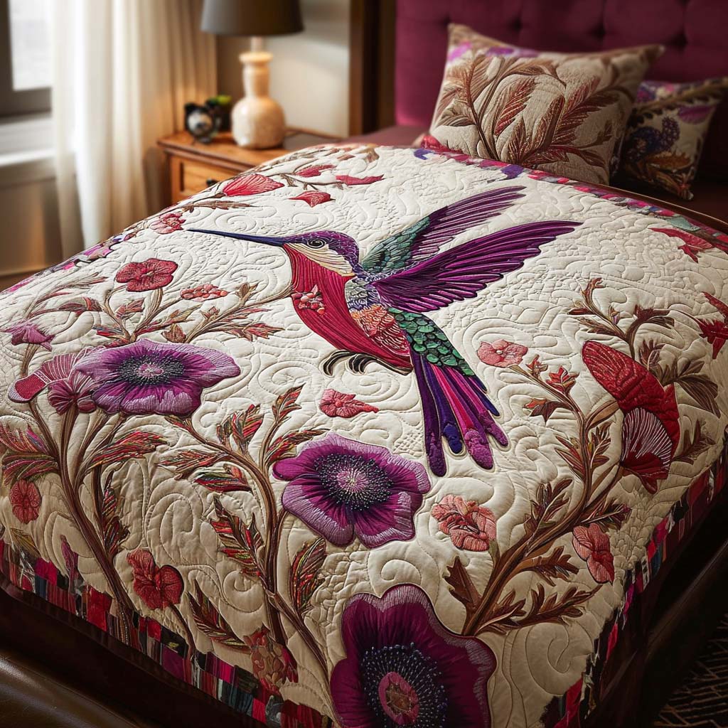 Emerald Zing Quilted Bedding Set Twin Comforter Sets Cozy Christmas Gift For Husband