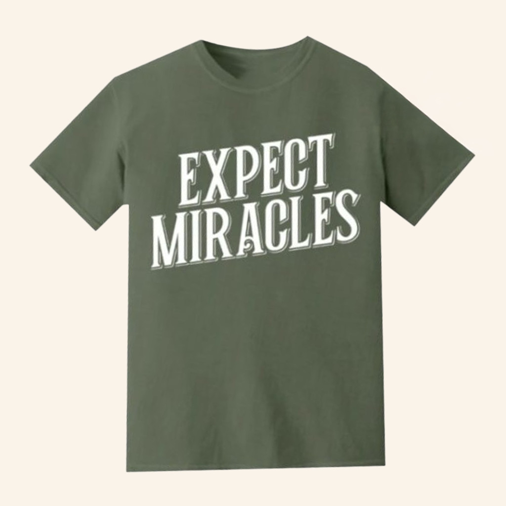 Emerson Day Music Merch Expect Miracles T-Shirt Presents For Music Lovers Emerson Day Music Merch Expect Miracles T-Shirt Presents For Music Lovers