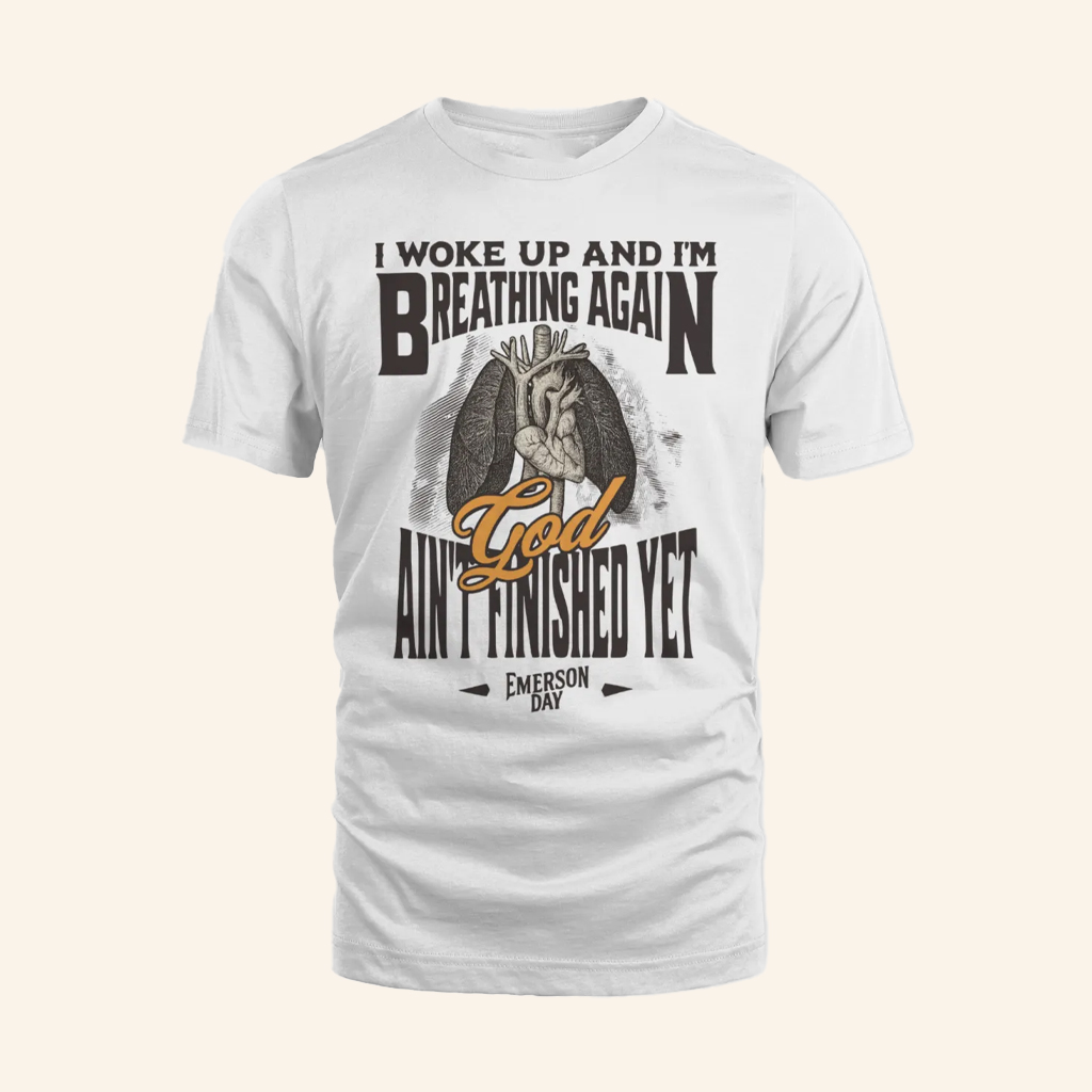 Emerson Day Music Merch God Ain't Finished Yet T-Shirt Gifts For Music Fans