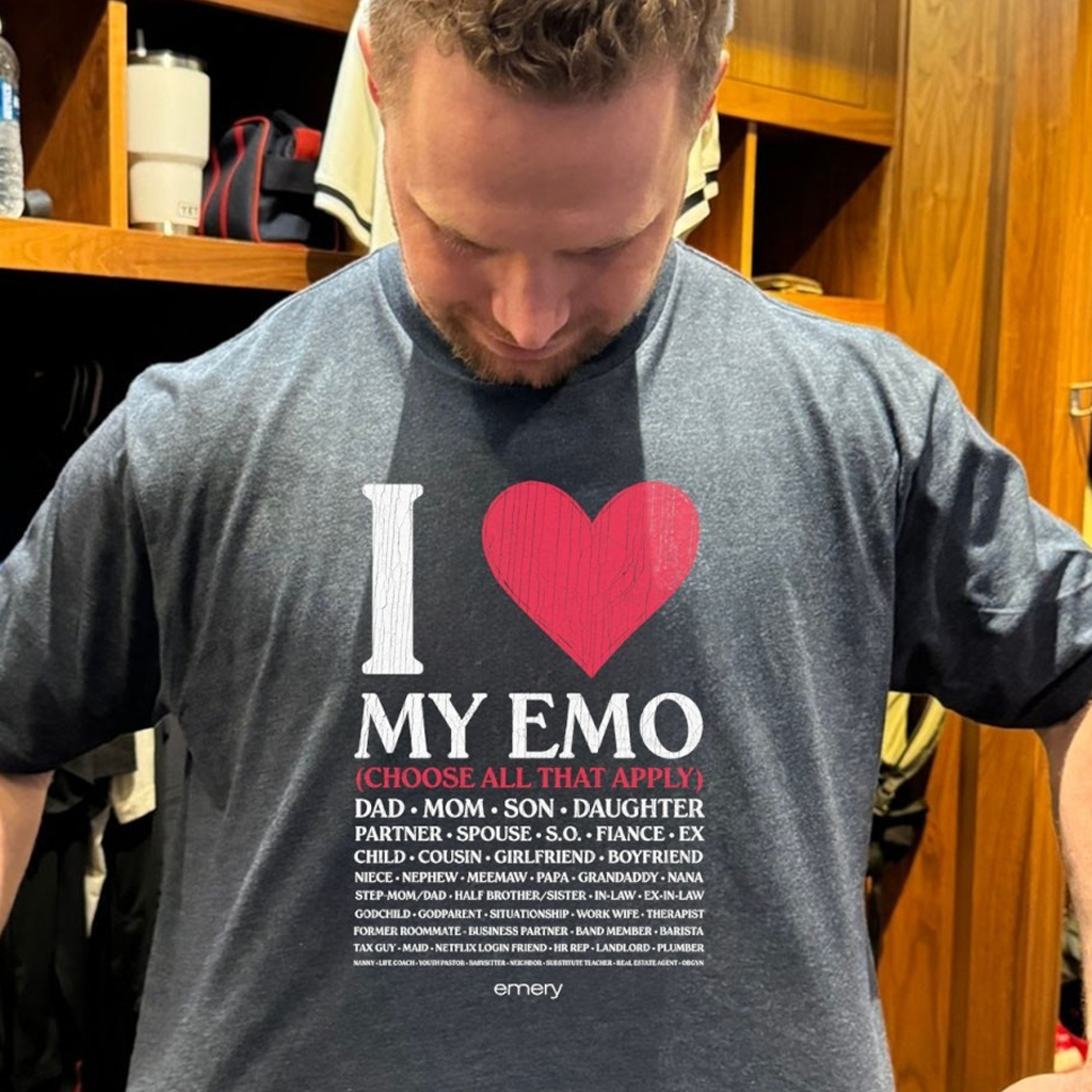 Emery I Love My Emo Dad Mom Son Daughter Shirt Birthday Present For Husband
