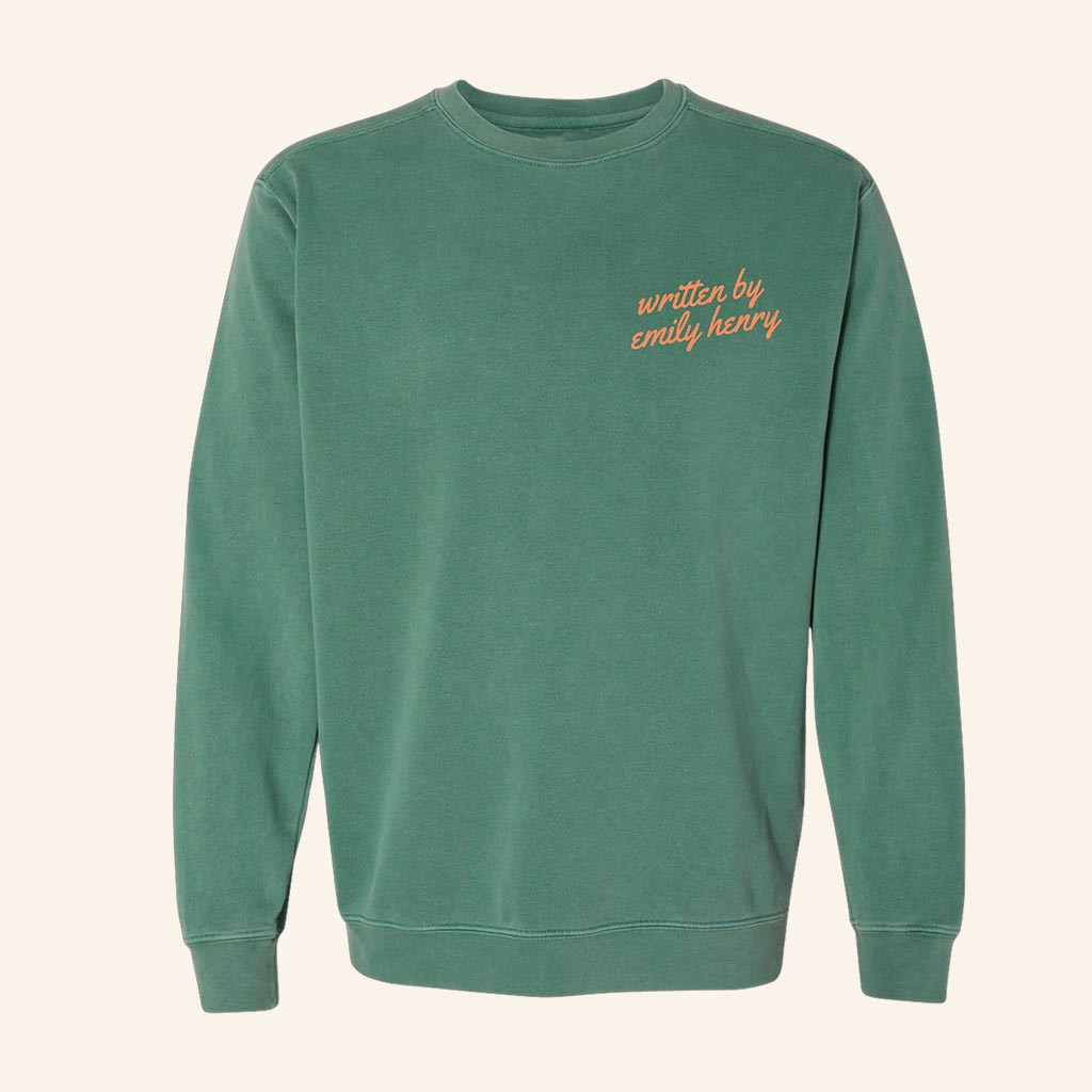 Emily Henry Merch Written By Emily Henry Sweatshirt Birthday Present For Sister