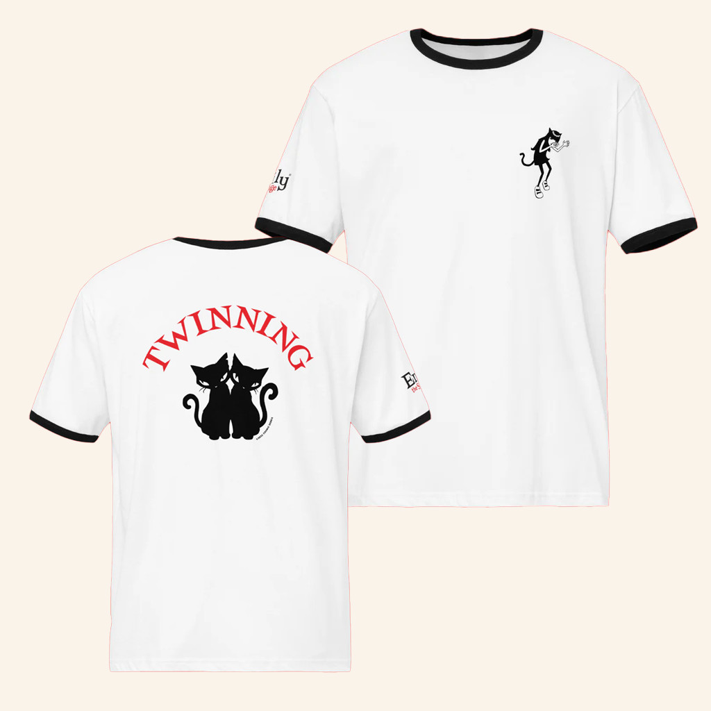 Emily Strange Merch Twinning Ringer T-Shirt Christmas Gifts For Dudes