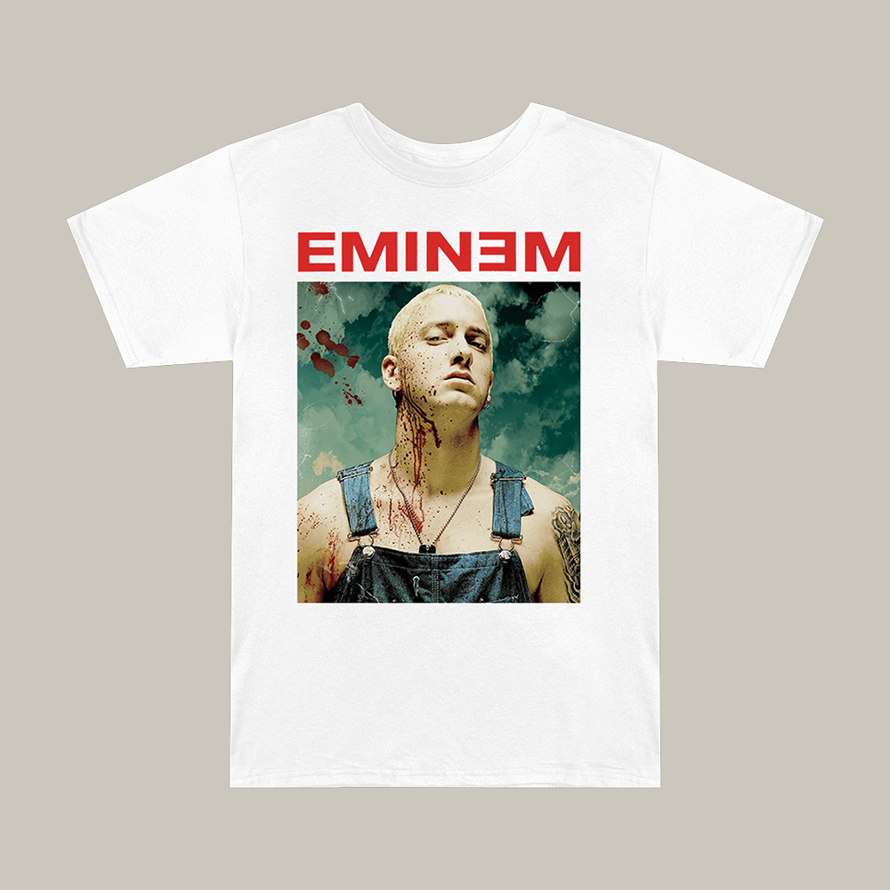 Eminem Bloody Chainsaw T-Shirt Music Concert Tee Best Gift For Eminem Fan