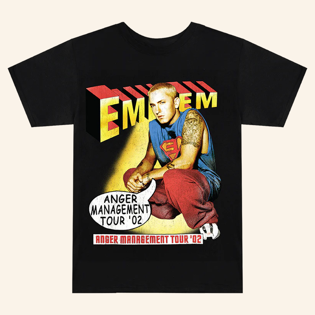 Eminem Merch Anger Management Tour T-Shirt Gifts For Rapper Fans Eminem Merch Anger Management Tour T-Shirt Gifts For Rapper Fans
