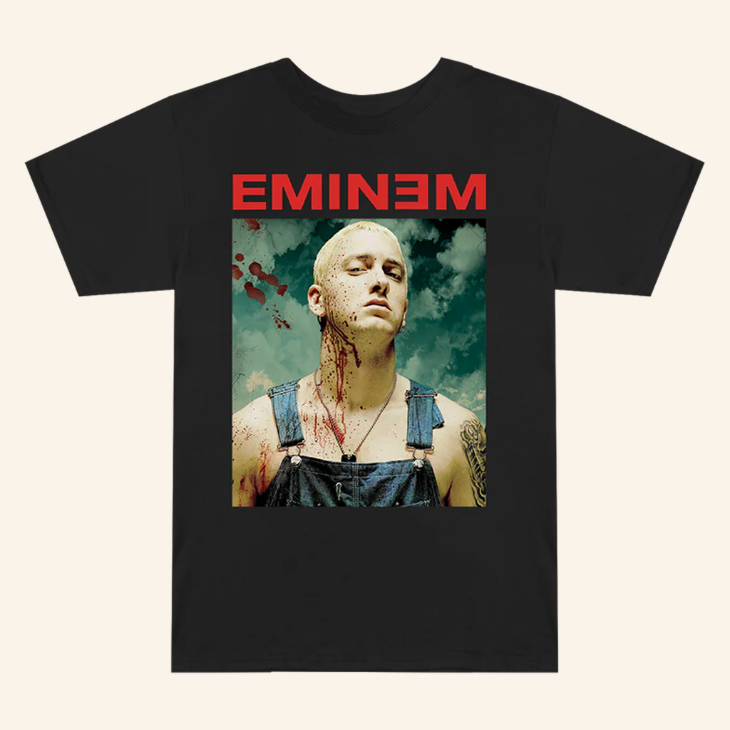 Eminem Merch Bloody Chainsaw T-Shirt Gifts For Rapper Fans Eminem Merch Bloody Chainsaw T-Shirt Gifts For Rapper Fans