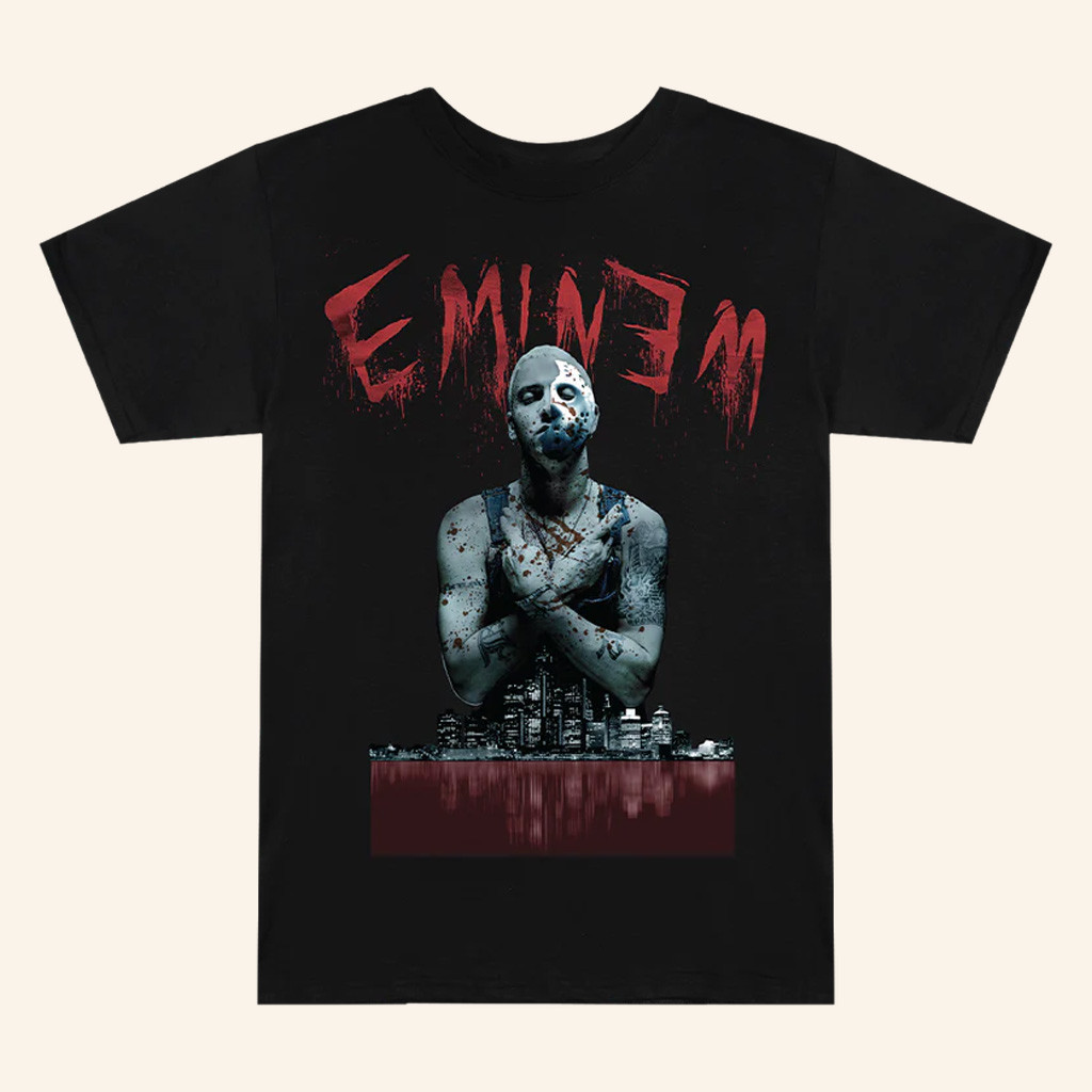Eminem Merch Bloody Horror T-Shirt Gifts For Music Lovers Eminem Merch Bloody Horror T-Shirt Gifts For Music Lovers