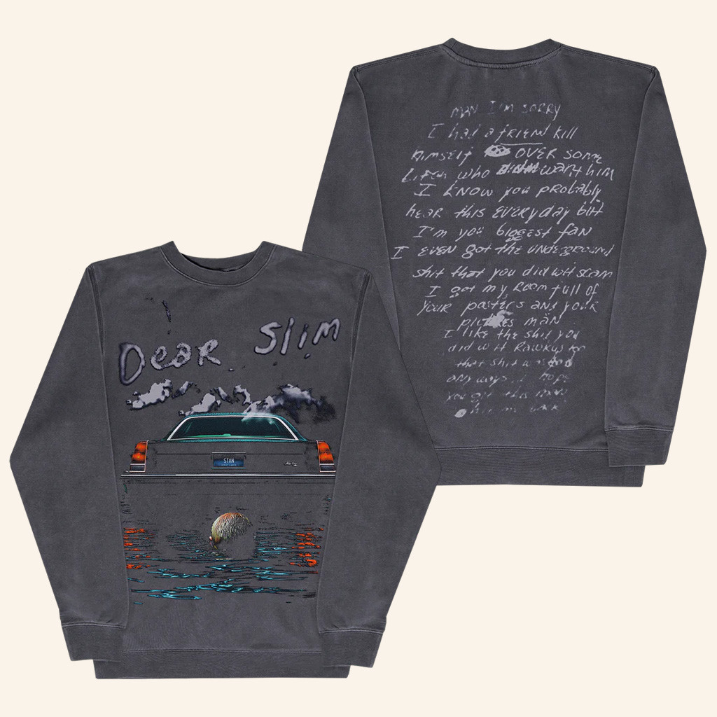 Eminem Merch Dear Slim Crewneck Sweatshirt Gift Ideas For Music Lovers