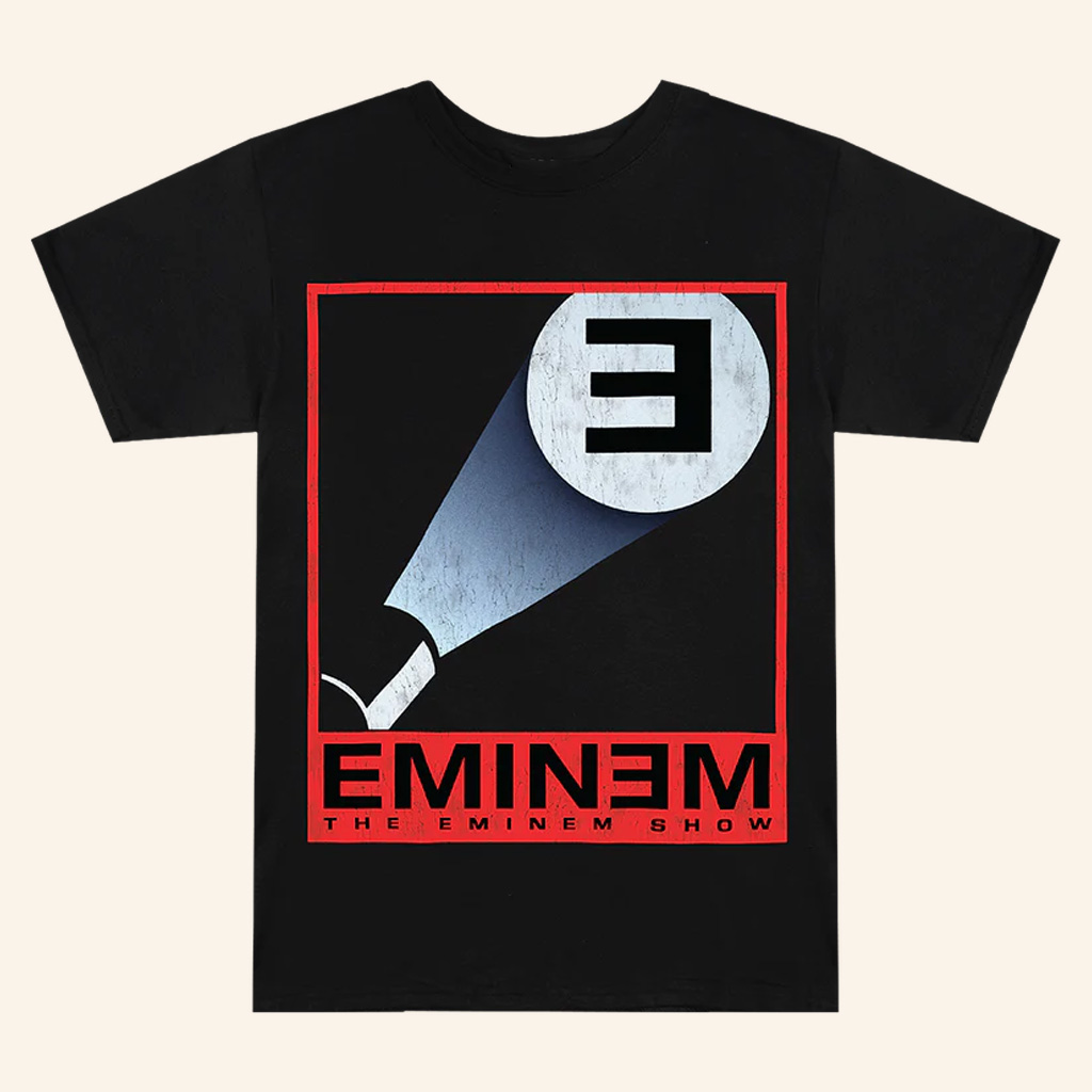 Eminem Merch E Spotlight T-Shirt Christmas Gifts For Music Fans Eminem Merch E Spotlight T-Shirt Christmas Gifts For Music Fans