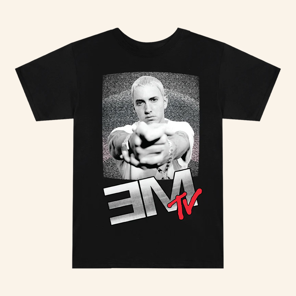 Eminem Merch EM TV T-Shirt Christmas Gifts For Music Fans Eminem Merch EM TV T-Shirt Christmas Gifts For Music Fans