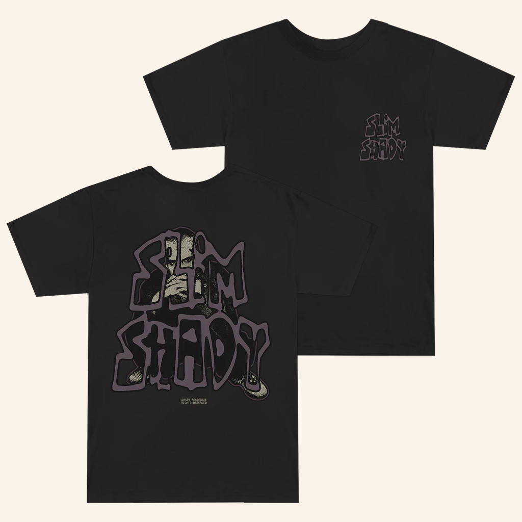 Eminem Merch Graffiti Slim T-Shirt Birthday Gifts For Music Lovers Eminem Merch Graffiti Slim T-Shirt Birthday Gifts For Music Lovers