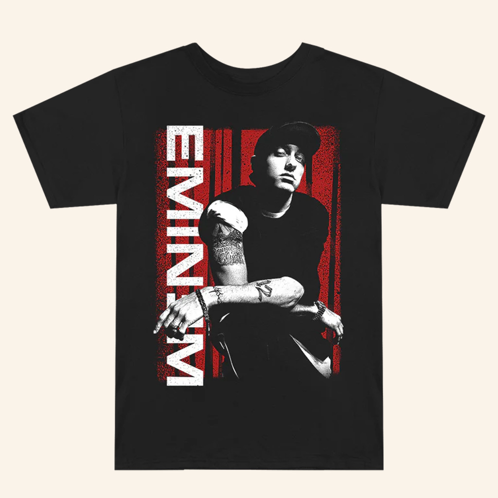Eminem Merch Graphic Lean T-Shirt Birthday Gifts For Music Lovers