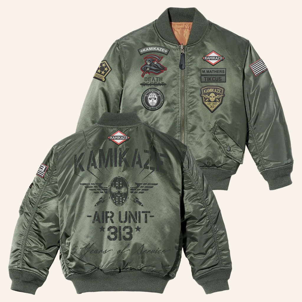 Eminem Merch Kamikaze Pilot Bomber Jacket Music Lover Gift Ideas For Him