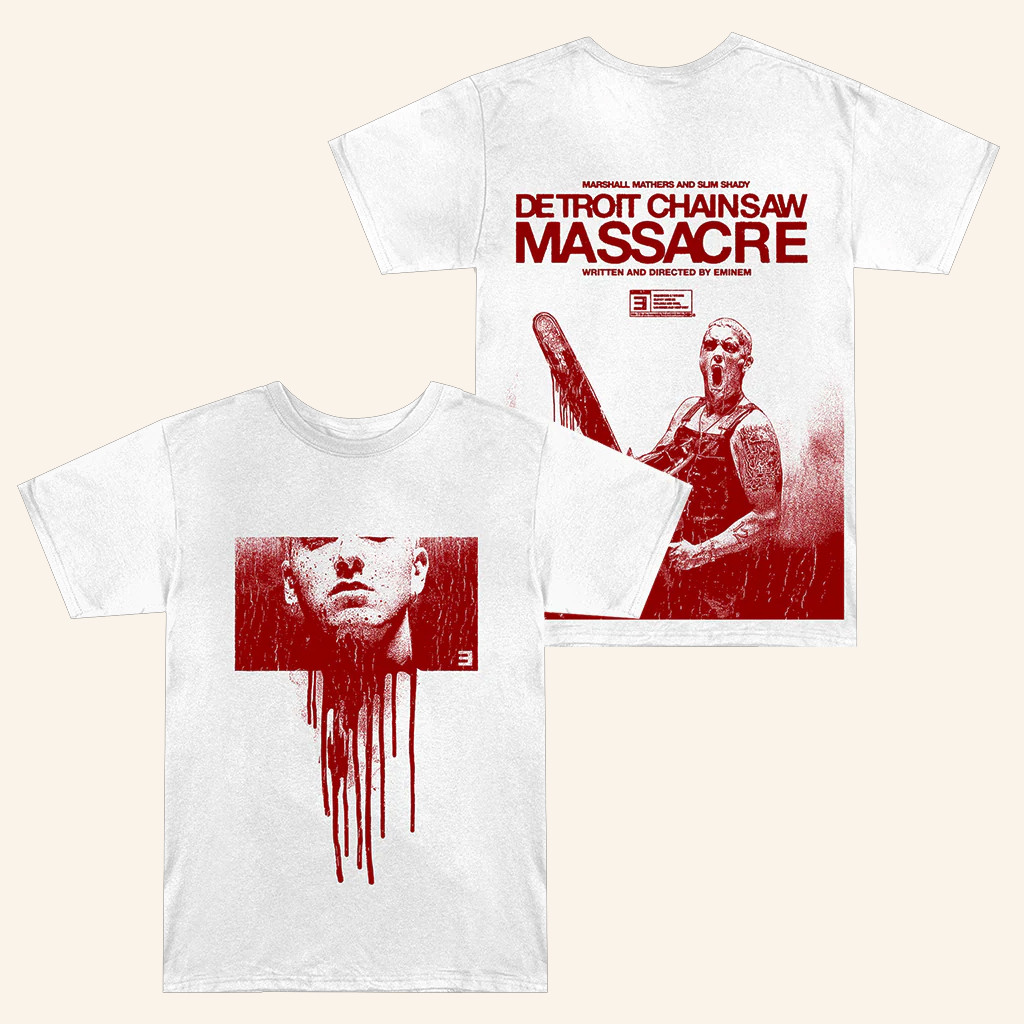 Eminem Merch Massacre T-Shirt Husband Christmas Gift Ideas