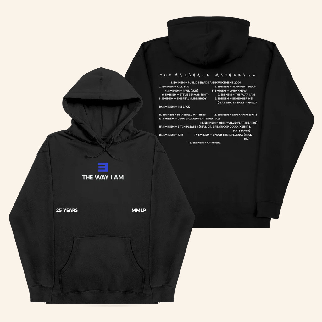 Eminem Merch MMLP25 Hoodie The Way I Am Eminem Hoodie Gifts For Fans