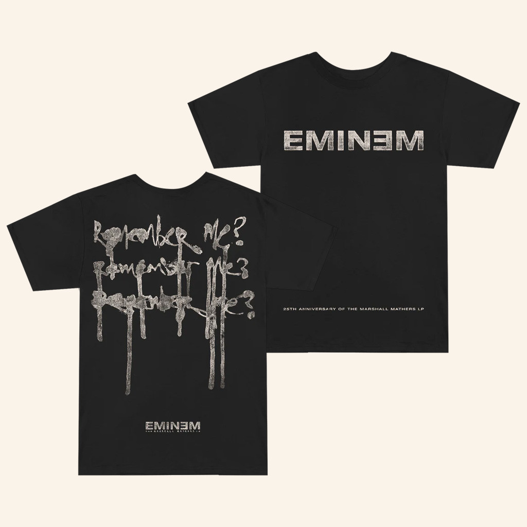 Eminem Merch MMLP25 Remember Me T-Shirt Best Gifts For Music Lovers Eminem Merch MMLP25 Remember Me T-Shirt Best Gifts For Music Lovers