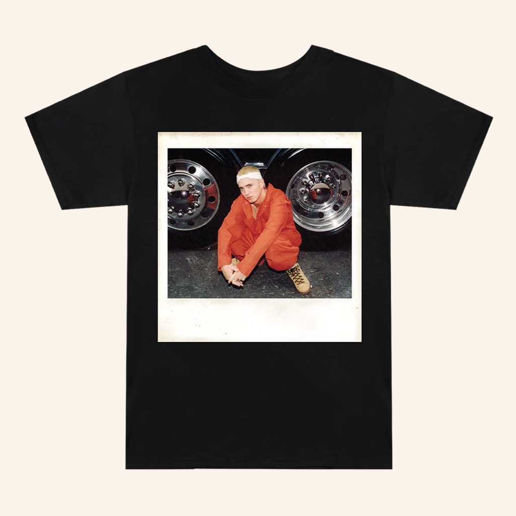 Eminem Merch Polaroid T-Shirt Best Gifts For Rapper Fans Eminem Merch Polaroid T-Shirt Best Gifts For Rapper Fans