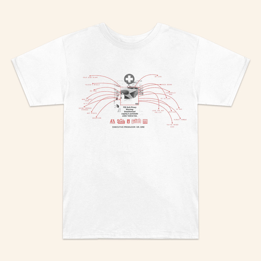 Eminem Merch Recovery 15Th Anniversary Tracklist T-Shirt Best Friends Gifts