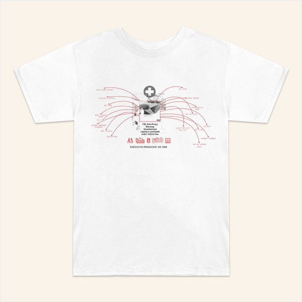 Eminem Merch Recovery 15Th Anniversary Tracklist T-Shirt Best Friends Gifts Gifts For Besties