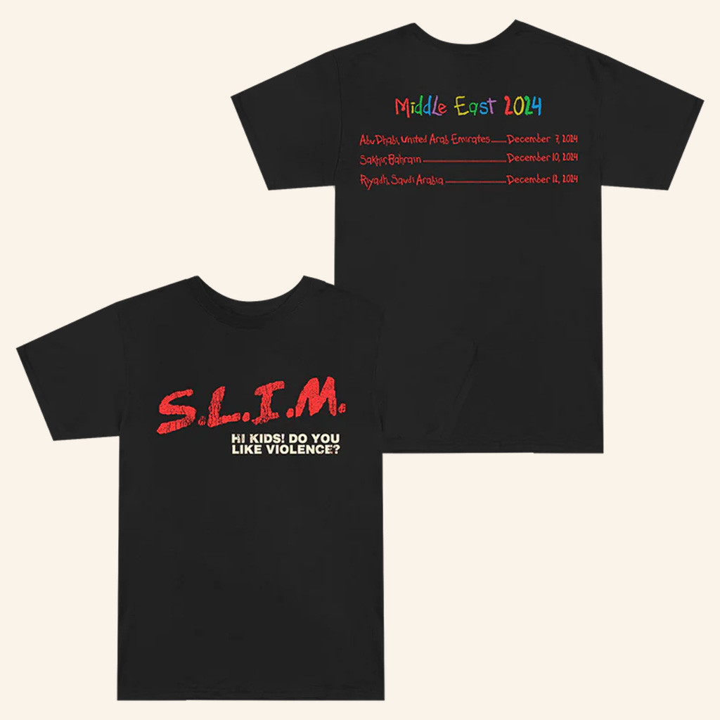 Eminem Merch S L I M T-Shirt Middle East Tour Run 2024 Shirt Gifts For Fans Eminem Merch S L I M T-Shirt Middle East Tour Run 2024 Shirt Gifts For Fans