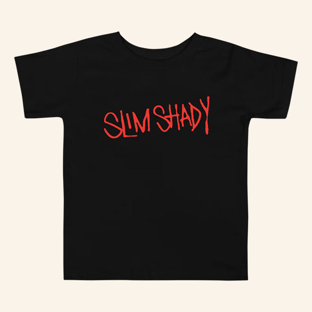 Eminem Merch Slim Shady T-Shirt Black Gift Ideas For Rap Lovers