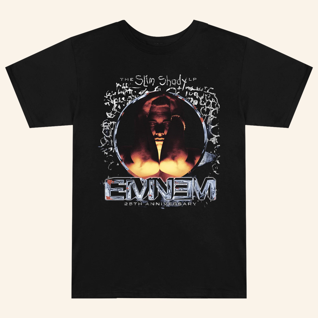 Eminem Merch SSLP 25 Portrait T-Shirt Presents For Music Lovers Eminem Merch SSLP 25 Portrait T-Shirt Presents For Music Lovers