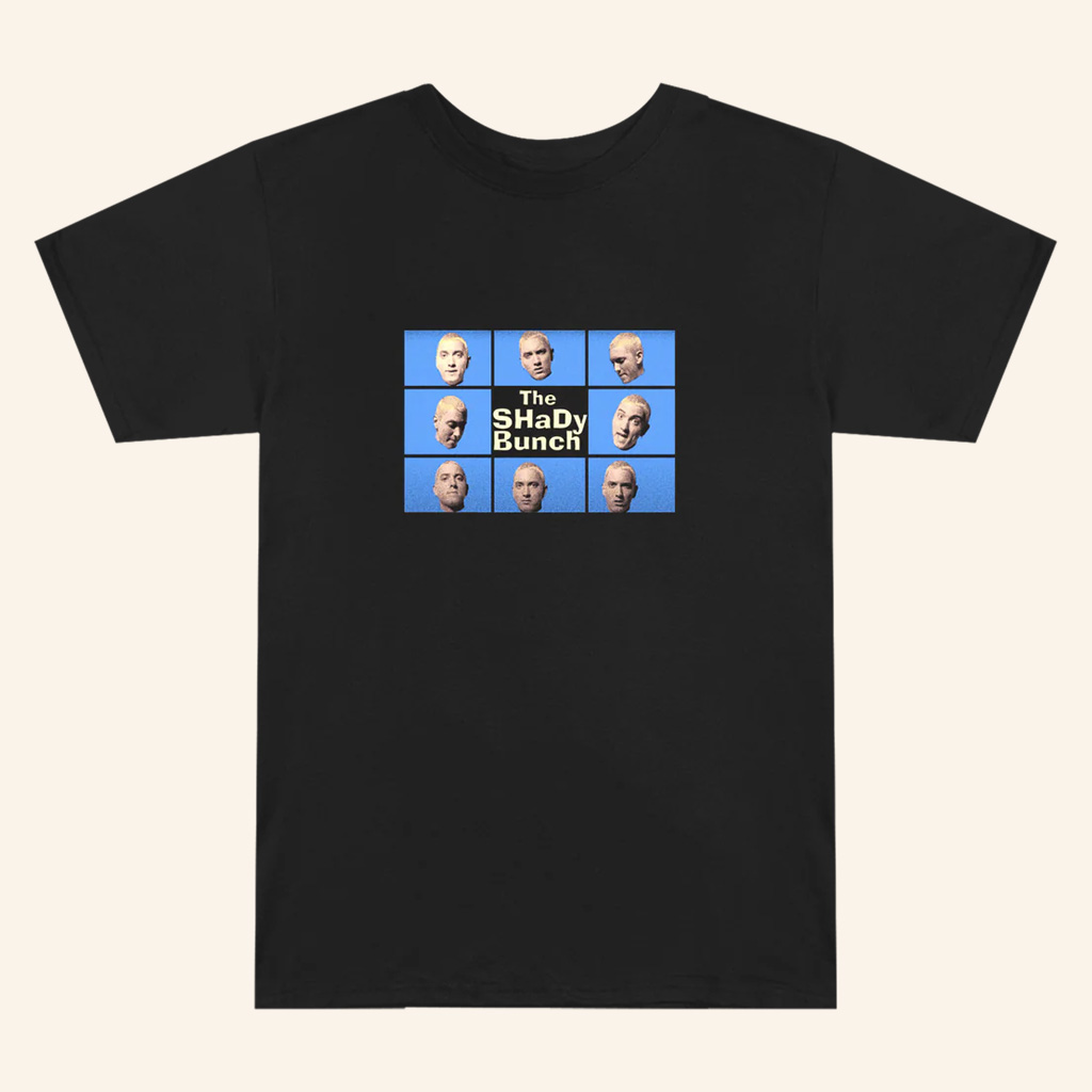 Eminem Merch SSLP25 Shady Bunch T-Shirt Cool Gifts For Music Lovers