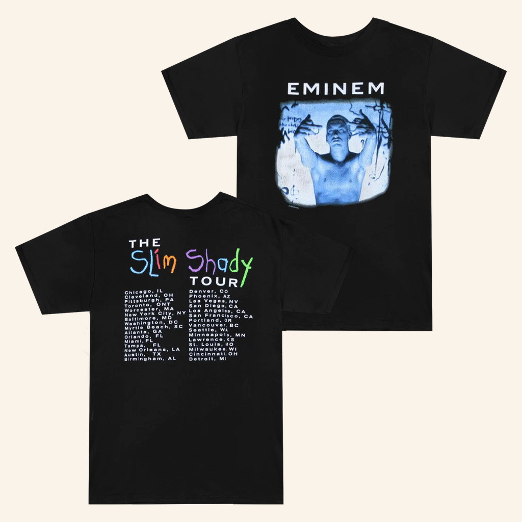 Eminem Merch The Slim Shady LP Tour T-Shirt Christmas Gifts For Rap Lovers Eminem Merch The Slim Shady LP Tour T-Shirt Christmas Gifts For Rap Lovers