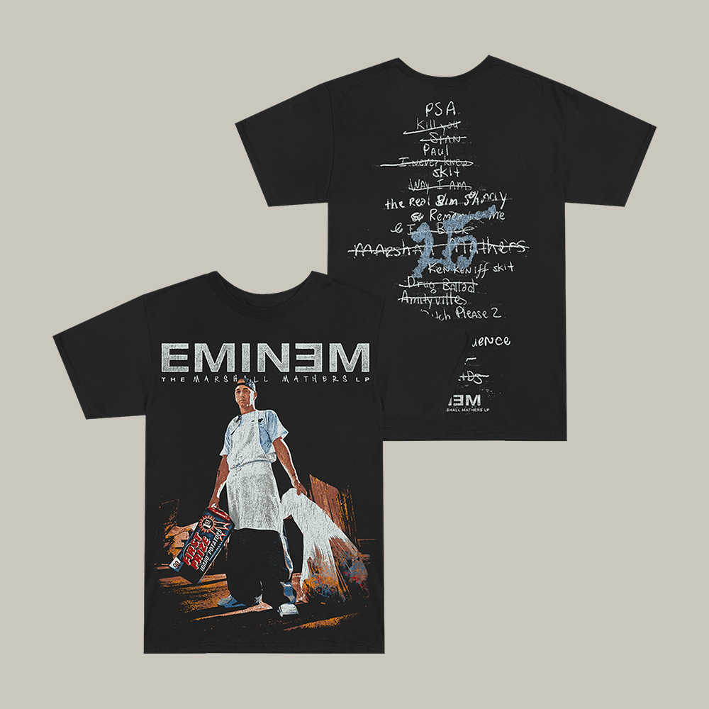 Eminem MMLP25 Tracklist T-Shirt Rap Music Clothes Unique Gift For Eminem Lovers