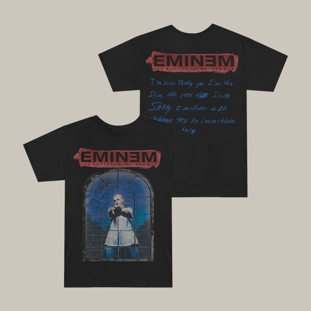 Eminem MMLP25 Window T-Shirt Rap Music Clothes Eminem Lover Present For Him