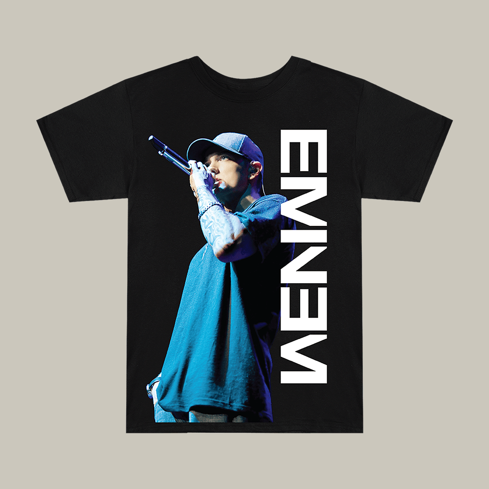 Eminem On The Mic T Shirt Eminem Music Tee Unique Gift For Music Lovers