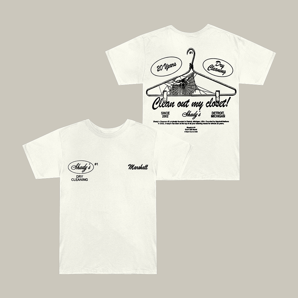 Eminem Shady Cleaners T-Shirt Rap Music Themed Eminem Clothes Best Gift For Music Lover