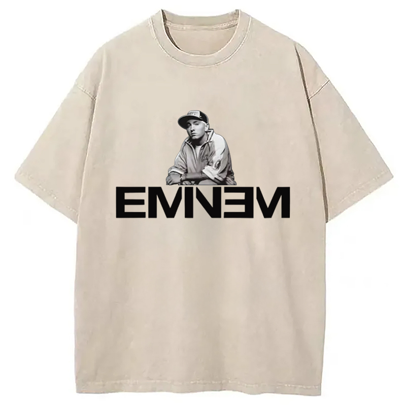 Eminem Vintage Washed T-Shirt Everyday Comfort Graphic Shirt Gifts For Sister