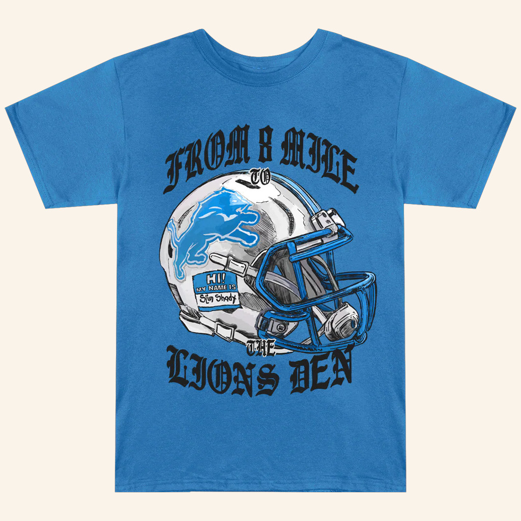 Eminem x Detroit Merch Eminem x Detroit Helmet T-Shirt Gifts For Football Fan Eminem x Detroit Merch Eminem x Detroit Helmet T-Shirt Gifts For Football Fan