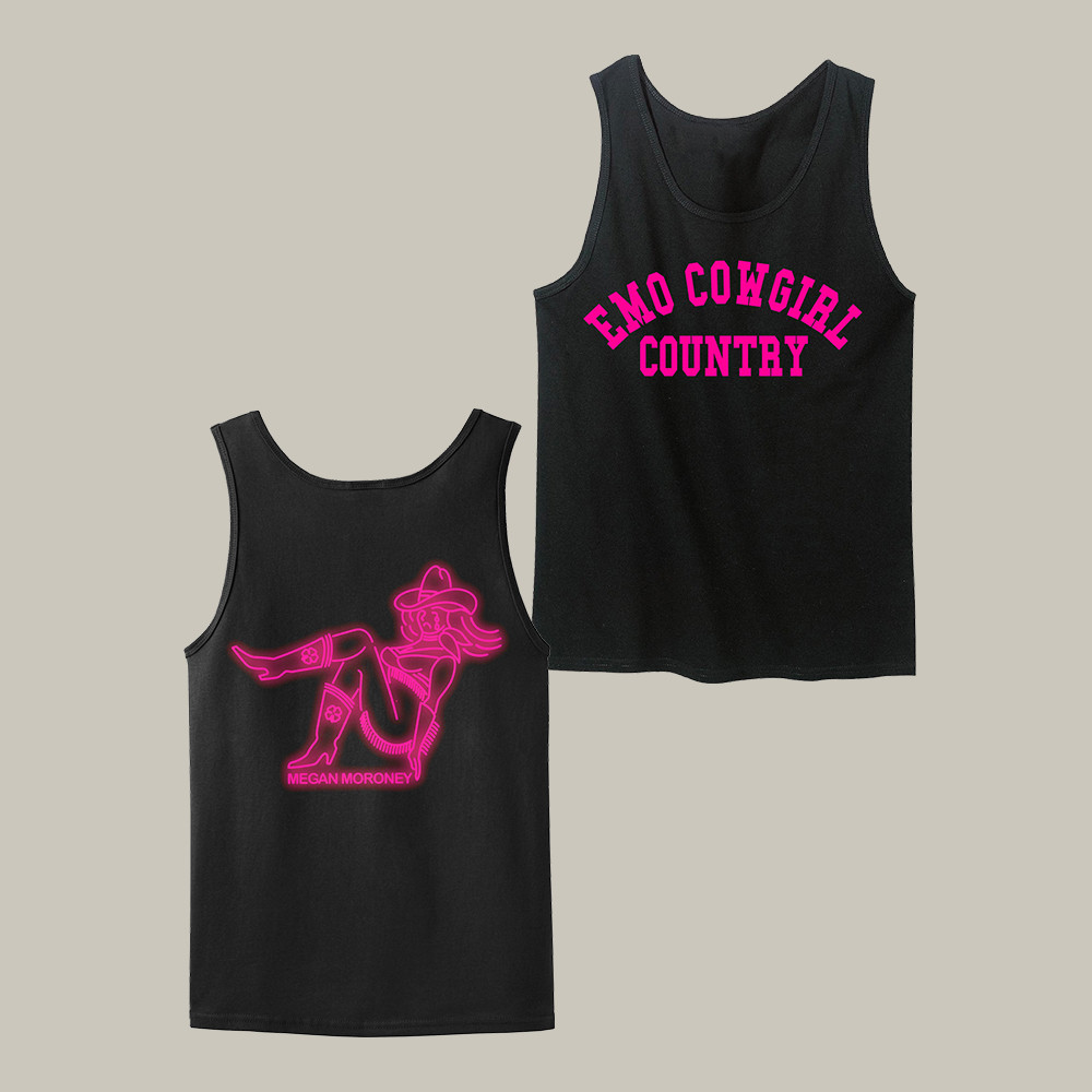 Emo Cowgirl Megan Moroney Tank Top Music Concert Clothes Megan Moroney Lover Gift For Him