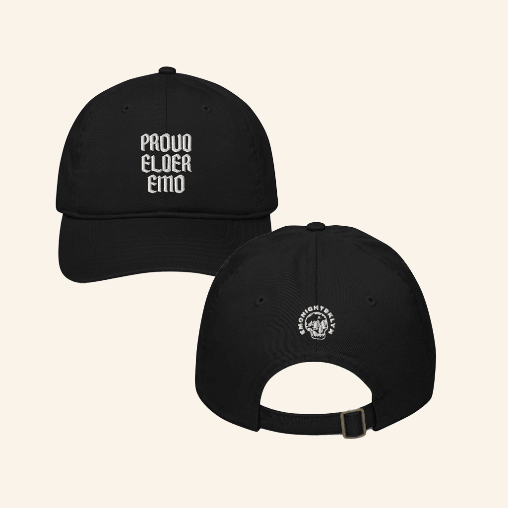 Emonightbk Merch Proud Elder Emo Embroidered Hat Gifts For Father