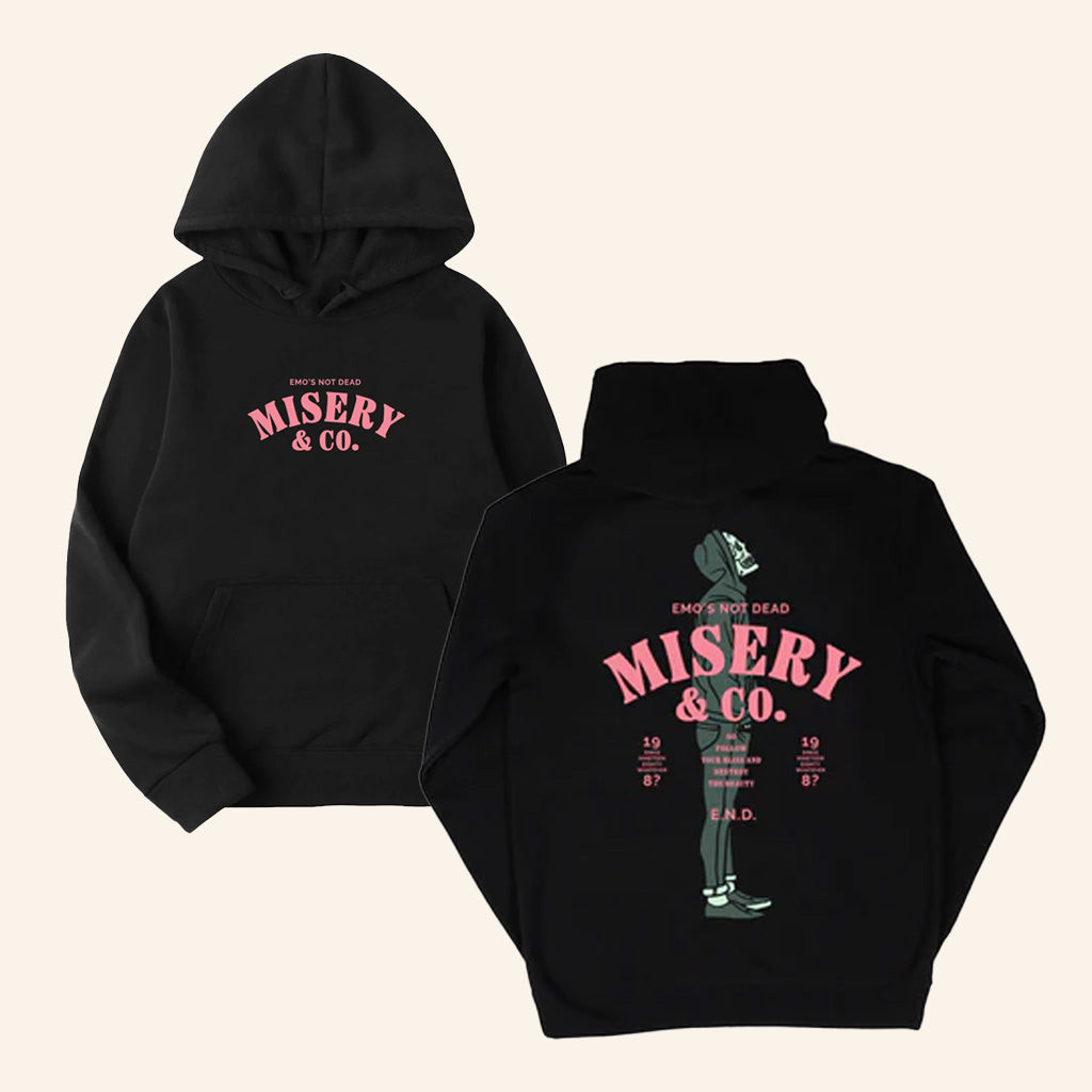 Emos Not Dead Merch Misery And Co Hoodie Gifts For Father
