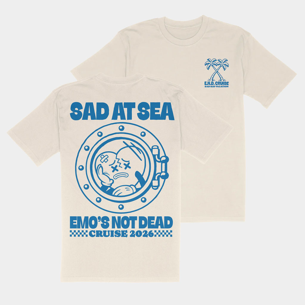 Emo's Not Dead Merch Sad At Sea T-Shirt Emo's Not Dead Cruise 2026 Shirt Gifts For Friends-1 Emo's Not Dead Merch Sad At Sea T-Shirt Emo's Not Dead Cruise 2026 Shirt Gifts For Friends-1