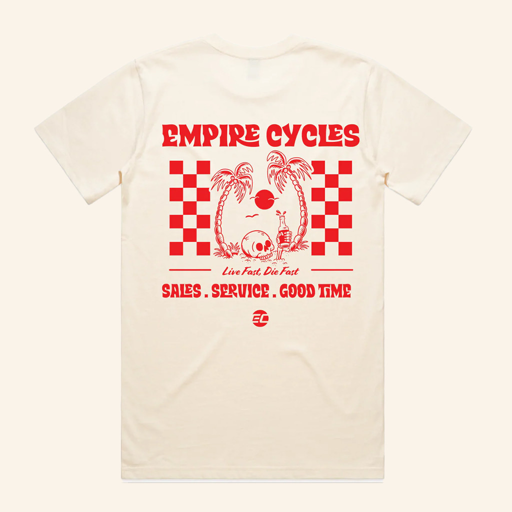 Empire Cycles Live Fast Die Fast Skull T-Shirt Empire Cycles Merch Gifts For Friends