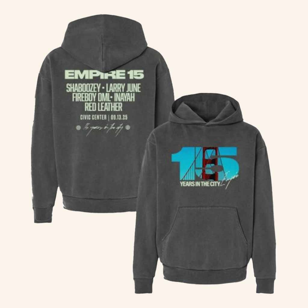 Empire Merch 15 Years In The City Hoodie Christmas Gift Ideas For Him